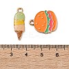 Alloy Enamel Pendants FIND-C085-04B-G-3