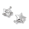 304 Stainless Steel Pendants STAS-Z121-55P-3