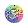 Non-Tarnish 201 Stainless Steel Pendants STAS-J041-04C-1