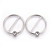 Alloy Buckle Clip LS-PALLOY-WH0056-06P-1