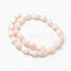Opaque Solid Color Glass Beads Strands GLAA-E405-02A-B-2