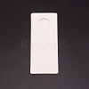 Blank Paper Keyring Display Card DIY-WH0315-02-1