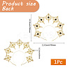 Plastic Goddess Crown Hair Bands OHAR-WH20010-02C-2