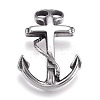 304 Stainless Steel Hook Clasps STAS-O114-080AS-1