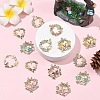 9Pcs 9 Styles Rack Plating Alloy Enamel Pendants FIND-YW0010-66-4