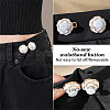 11 Sets 11 Colors Camellia Flower Alloy Enamel Adjustable Jean Button Pins DIY-FG0004-93-5