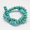 Dyed Synthetic Turquoise Bead Strands G-M148-06-A-2