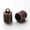 Tibetan Style Cord Ends TIBEP-LF10887YKG-R-LF-1