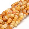 Natural Topaz Jade Gemstone Nuggets Bead Strands G-J337-30-1