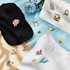 AHADERMAKER 1Set Flower Cloth Embroidery Applqiues PATC-GA0001-24-4