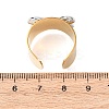 304 Stainless Steel Cuff Open Rings RJEW-H266-01GP-01-5