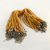 Multi-strand Necklace Cord for Jewelry Making X-NJEW-R218-05-1