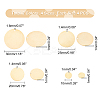 16Pcs 8 Style 304 Stainless Steel Pendants STAS-DC0002-07-5