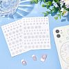 Women's PET Plastic Self Adhesive Face Glitter Stickers for Makeup DIY-OC0009-95B-5