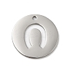 Non-Tarnish 201 Stainless Steel Pendants STAS-E206-02P-05-1