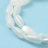 Natural White Shell Beads PEAR-B002-01A-A-3