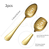 Stainless Steel Spoons Set AJEW-WH0253-012-2