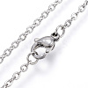 Tarnish Resistant 304 Stainless Steel Pendant Necklaces LS-NJEW-G279-08P-2