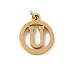 304 Stainless Steel Charms
with Jump Ring STAS-R001-02G-U-1