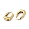 Rack Plating Brass Rectangle Thick Hoop Earrings for Women EJEW-F288-05G-2