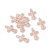 Tibetan Style Alloy Pendants TIBEP-S317-17RG-RS-3