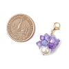 Shell Pearl Pendant Decoration HJEW-TA00328-3