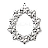 Anti-Tarnish 304 Stainless Steel Pendants STAS-U030-04P-1