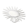 Anti-Tarnish 304 Stainless Steel Sun Open Cuff Rings RJEW-M047-02P-2