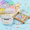DIY Round Letter Beads Bracelet Making Kit DIY-YW0004-96-6