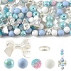 40Pcs 2 Styles Imitation Pearl Acrylic Beads OACR-YW0004-21-1