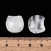 Natural Quartz Crystal Cat Head Shape Beads G-T144-05E-4