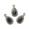 Natural Labradorite Teardrop Charms STAS-B074-04P-03-1