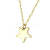 Star Stainless Steel Pendant Necklace PW-WG9E3BB-02-1