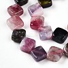 Natural Multicolor Tourmaline Beads Strands G-T140-04A-4