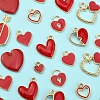 50Pcs 10 Styles Alloy Enamel Pendants ENAM-CJ0002-85-6