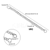 Alloy Curb Chain Bag Strap FIND-WH0069-85P-5