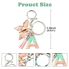Transparent Epoxy Resin Keychains KEYC-YW00002-2