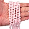 Pink Color Natural Madagascar Rose Quartz Beads Strands LS-G-D655-6mm-3