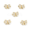 Rack Plating Brass Pave Cubic Zirconia Slide Charms KK-G464-05LG-4