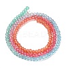 Transparent Painted Glass Beads Strands DGLA-A034-T2mm-A11-5
