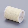 Round Waxed Polyester Cord YC-G006-01-1.0mm-16-3
