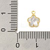 Real 18K Gold Plated Rack Plating Brass Micro Pave Cubic Zirconia Pendants Charms KK-S396-05F-3