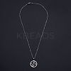 Non-Tarnish 201 Stainless Steel Pendants Necklaces NJEW-S105-JN726-45-1-2