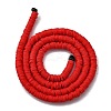 Handmade Polymer Clay Beads Strands LS-CLAY-R089-4mm-Q045-3