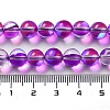 Synthetic Moonstone Beads Strands G-P528-J02-24-4