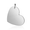 Tarnish Resistant 201 Stainless Steel Stamping Blank Tag Pendants STAS-S105-T619-1-1
