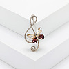 Alloy Rhinestone Safety Pin Brooch PW23101831228-1