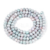 Ombre Effect Dyed Glass Beads Strands GLAA-C023-02-C24-2