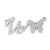 Non-Tarnish 304 Stainless Steel Pendants STAS-L279-002P-W-1