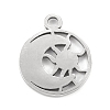 Tarnish Resistant 304 Stainless Steel Pendant Cabochon Settings STAS-F287-60P-2
